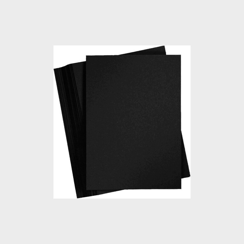 Playcut Fotokarton A4 - 300 G - Sort