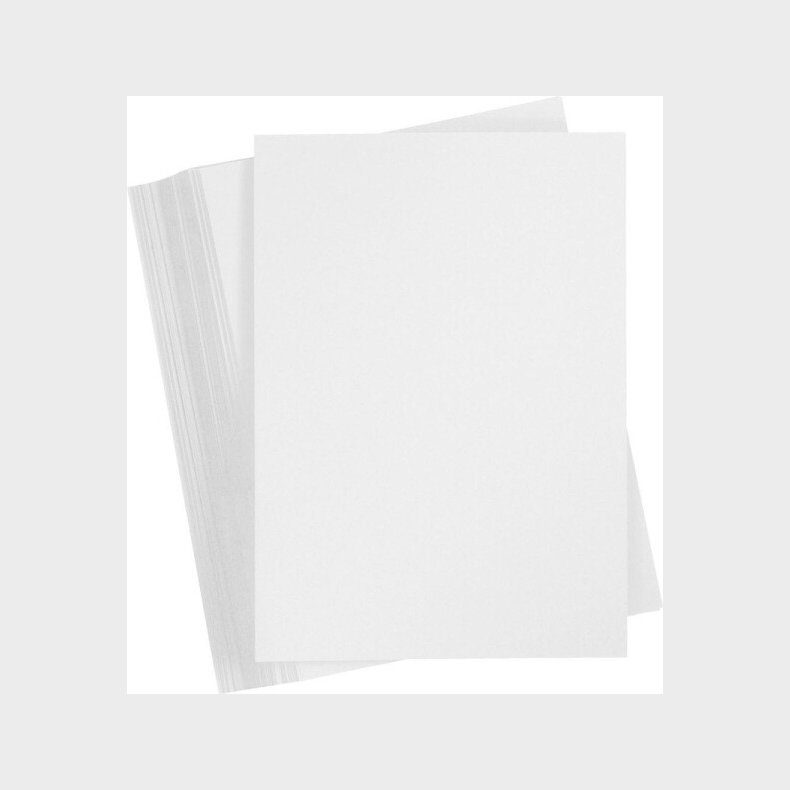 Playcut Karton A6 220 G - 50 Ark Snehvid