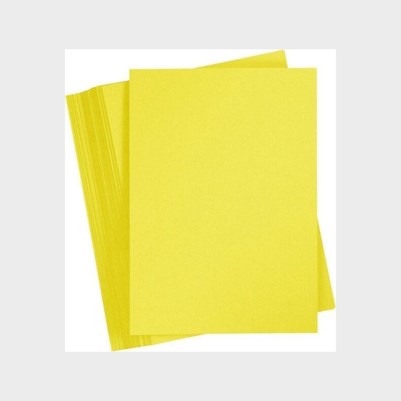 Playcut Karton A6 220 G - 50 Ark Solgul