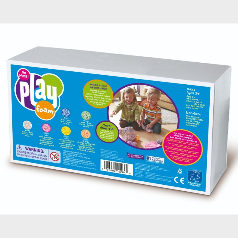 Playfoam - Jumbo pakke, 6 farver