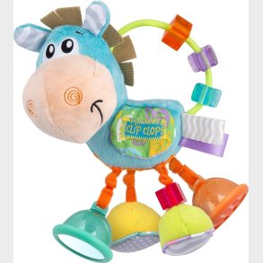 Playgro - Clip Clop Horse - Aktivitetsrangle - Bl�