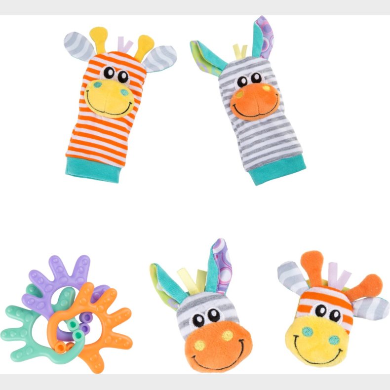 Playgro - Rangler Til H�ndled Og Ranglesokker