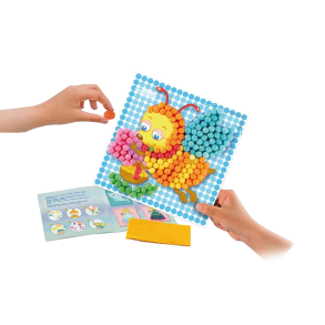 PlayMais Mosaik-kort - Dyr, 4 x 6 stk