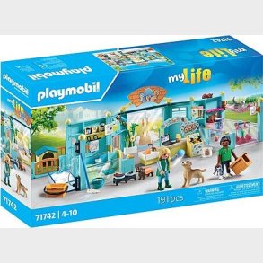 Playmobil My Life - Dyrehotel Med Dyrefigurer - 71742