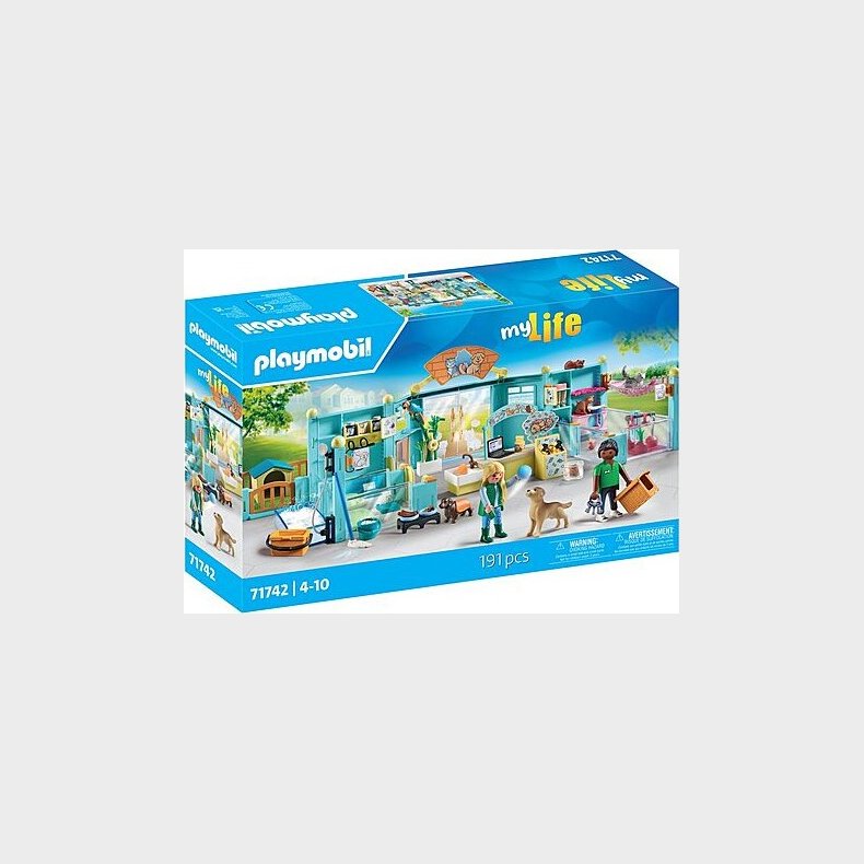 Playmobil My Life - Dyrehotel Med Dyrefigurer - 71742