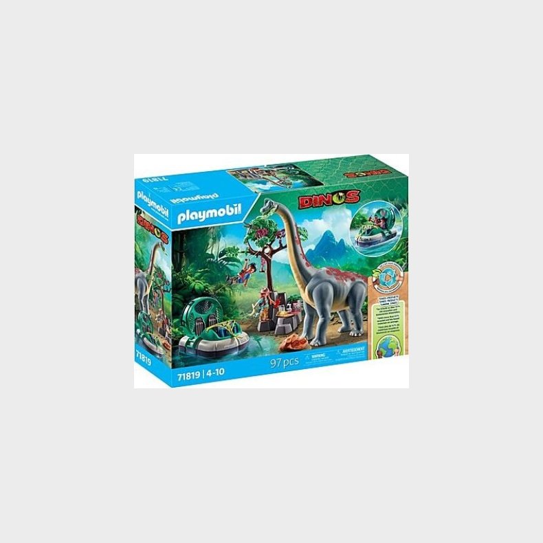 Playmobil Dinos - Brachiosaurus Med Luftpudeb�d - 71819