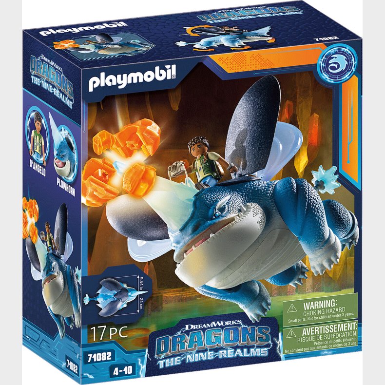Playmobil Dragons - Plowhorn & D'angelo - 71082