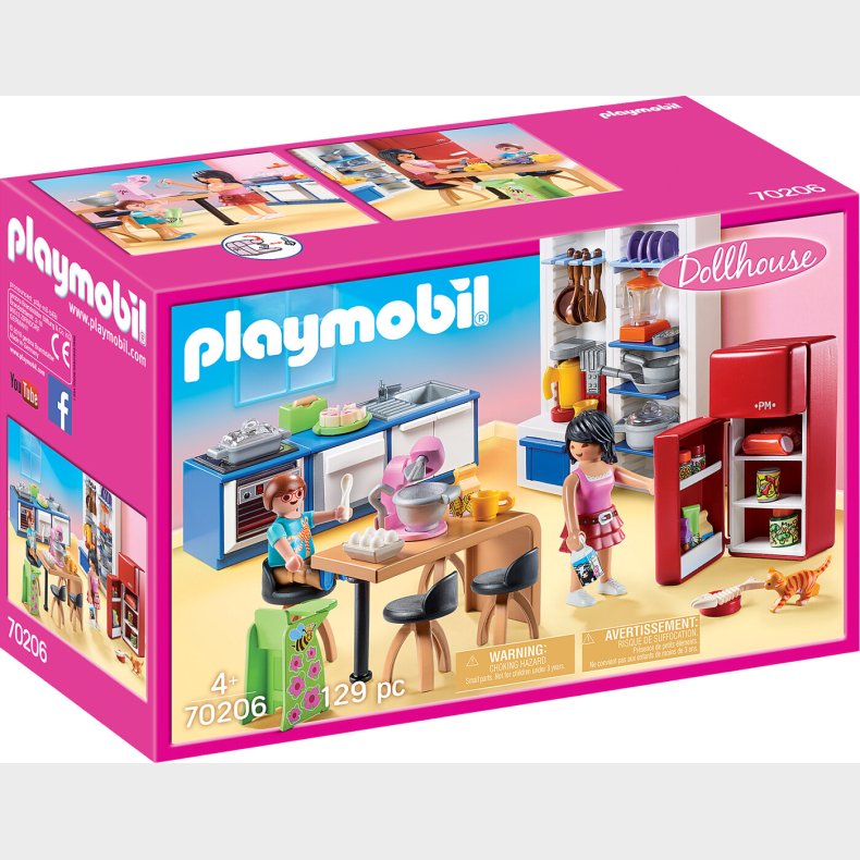 Playmobil Dollhouse - Familie K�kken - 70206