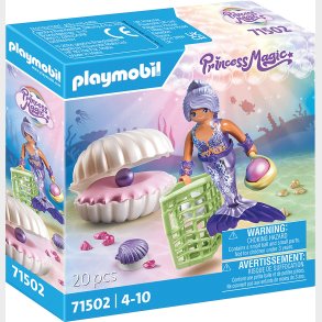 Playmobil Princess Magic - Havfrue Med Perlemuslingeskal - 71502