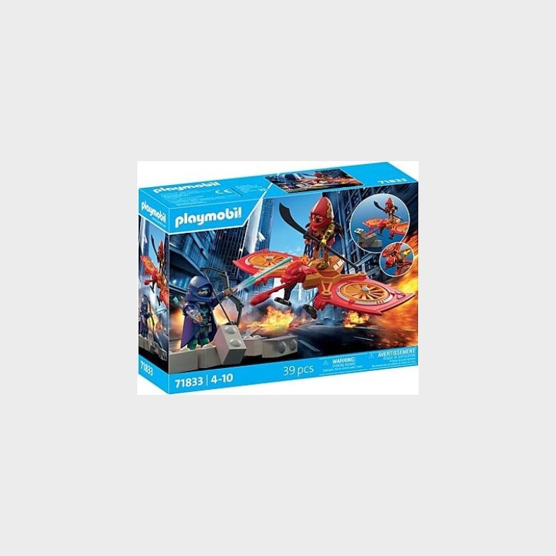 Playmobil - Heroes: Heltedrone Mod Ond Ninja