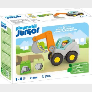 Playmobil Junior - Gravemaskine - 71684