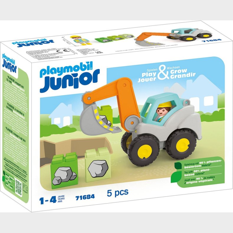 Playmobil Junior - Gravemaskine - 71684