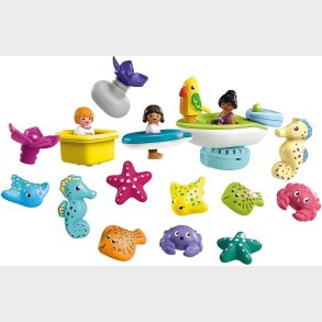 Playmobil - Junior & Tinti: Colourful Bath Time Christmas Countdown (71777)