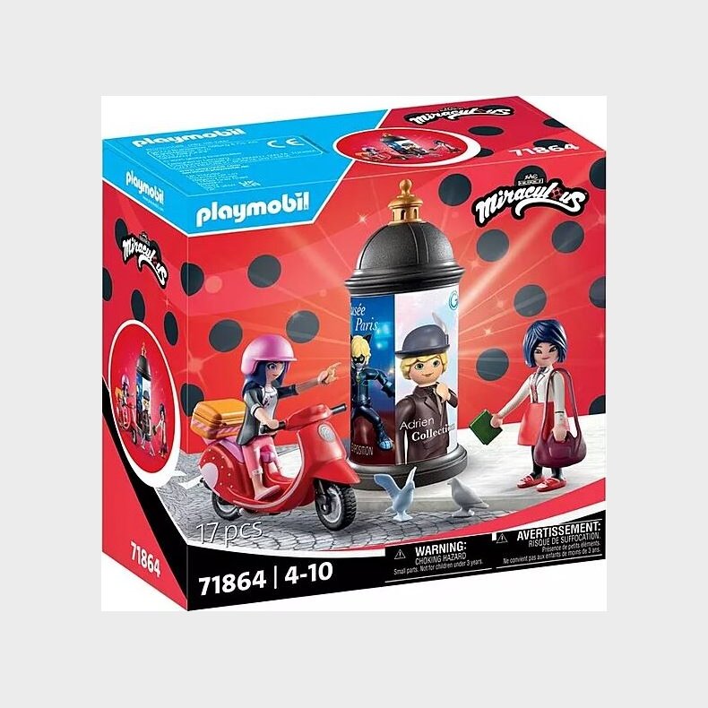 Playmobil - Miraculous - Paris Scooter Ride (71864)
