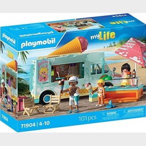 Playmobil - My Life: Ice Cream Truck With Surf Shop (71904)