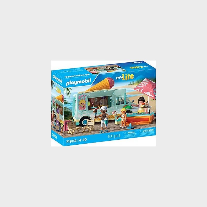 Playmobil - My Life: Ice Cream Truck With Surf Shop (71904)