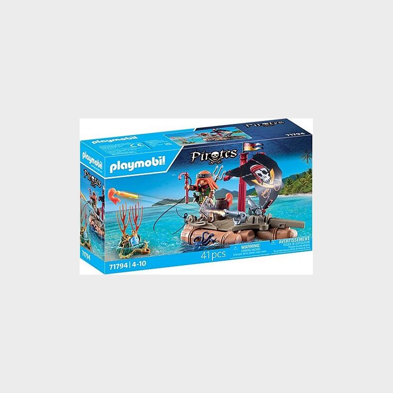 Playmobil Pirates - Piratfl�de Med Skat - 71794