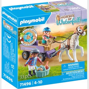 Playmobil Horses Of Waterfall - Ponyvogn�- 71496