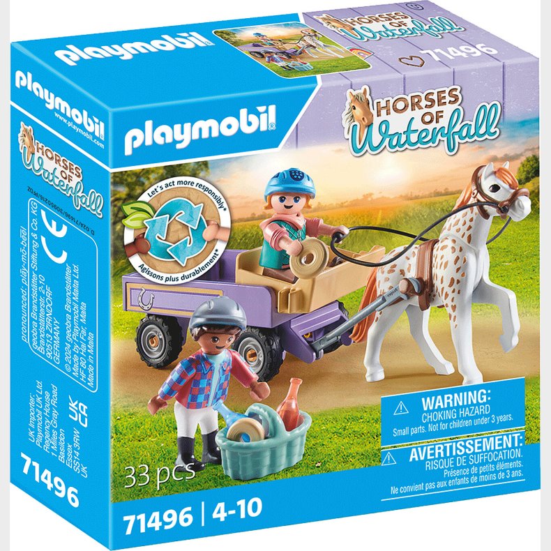 Playmobil Horses Of Waterfall - Ponyvogn�- 71496