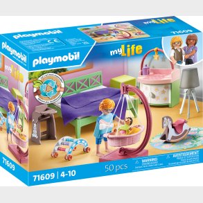 Playmobil My Life - Sovevrelse Med Baby Legehjrne - 71609