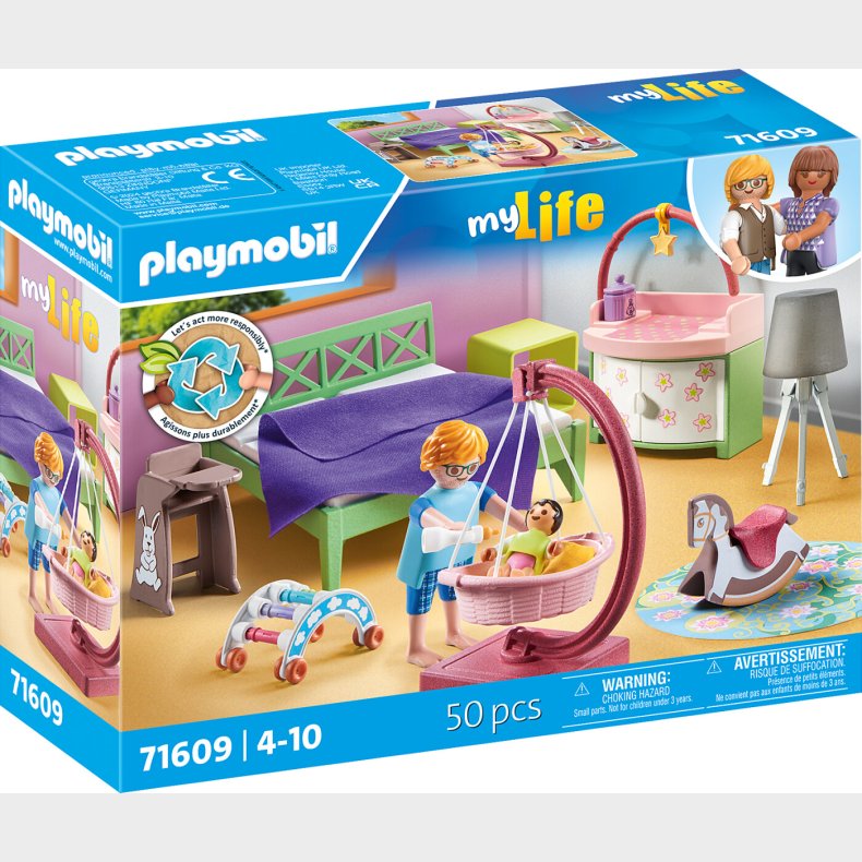 Playmobil My Life - Sovevrelse Med Baby Legehjrne - 71609