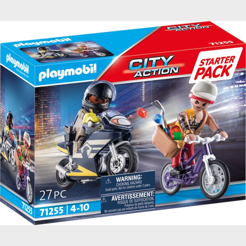 Playmobil City Action - Politi Og Smykketyv Starter Pakke - 71225