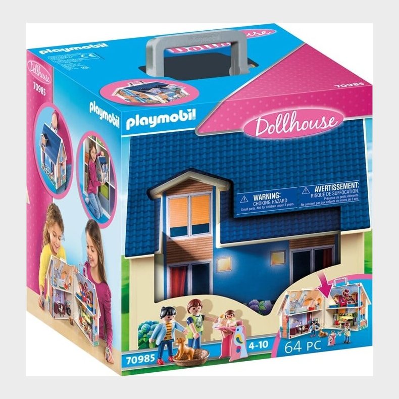 Playmobil Dollhouse - Mit Tag-med-dukkehus - 70985