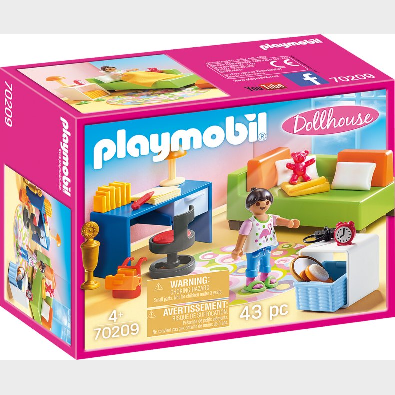 Playmobil Dollhouse - Teenager V�relse Med Figur - 70209