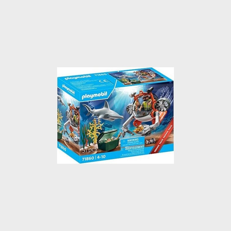 Playmobil - Treasure Hunt With Submarine (71860)