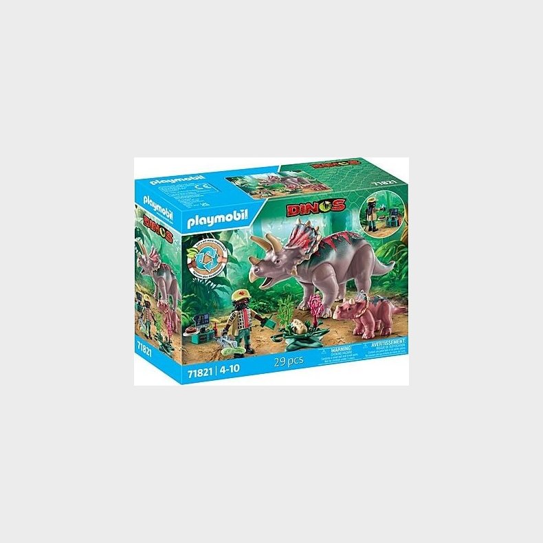Playmobil Dinos - Triceratops Familie - 71821