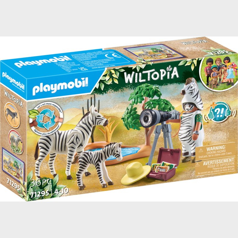 Playmobil Wiltopia - P Farten Med Dyrefotografen - 71295