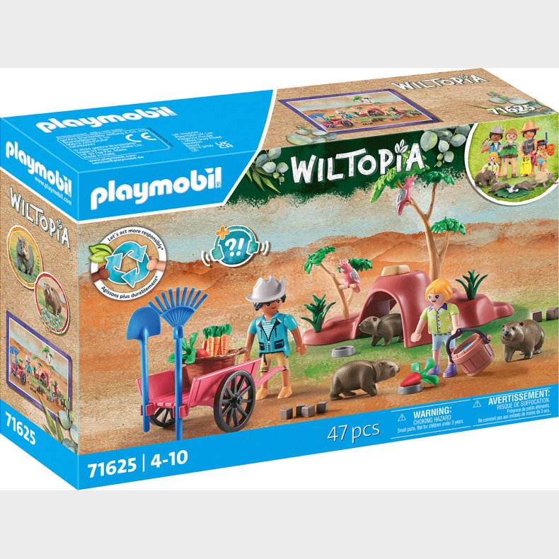 Playmobil Wiltopia - Wombat Shelter Leges�t - 71625