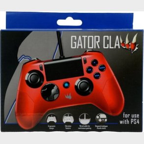 Ps4 / Playstation 4 Controller - Kablet - Gator Claw - Rd
