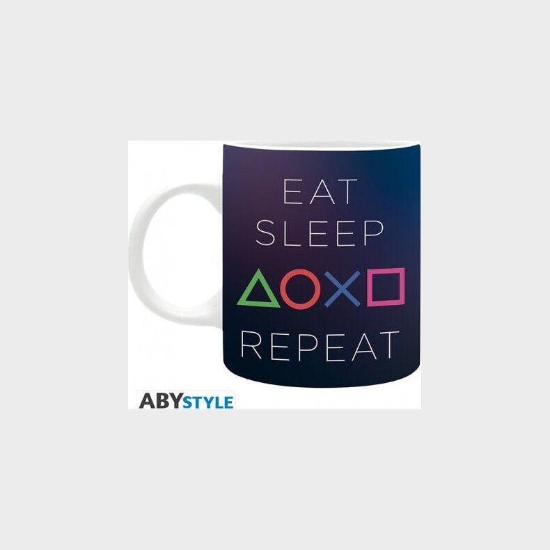 Playstation - Mug - 320 Ml - Eat Sleep Repeat