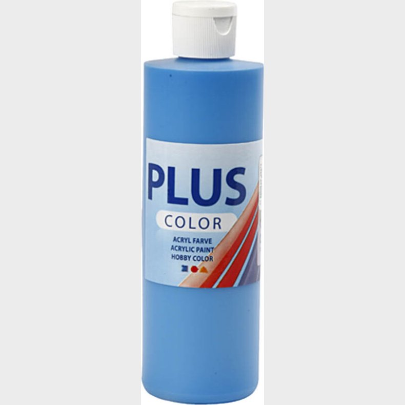 Plus Color Hobbymaling - Akrylfarve - Prim�r Bl� - 250 Ml