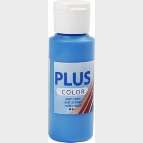 Plus Color Hobbymaling - Akrylfarve - Prim�r Bl� - 60 Ml