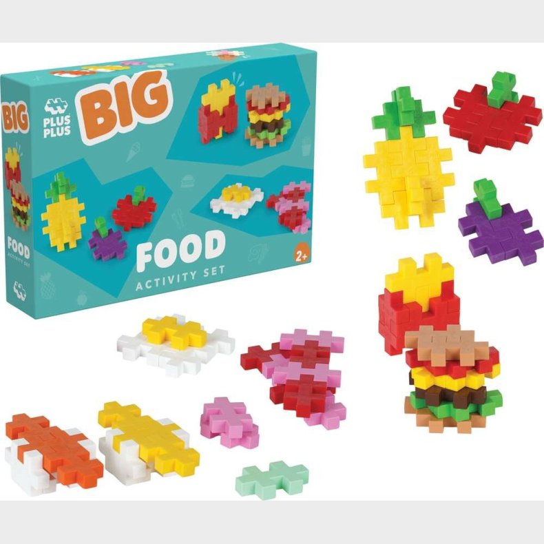Plus Plus - Big - Food Activity Set - 50 Brikker