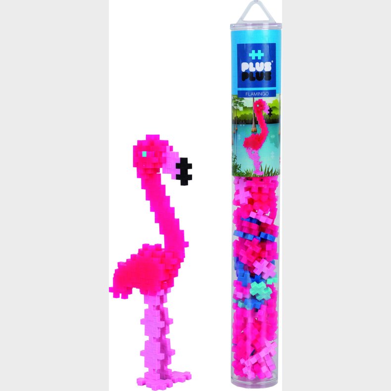 Plus-plus - Flamingo Figur - R�r Med 100 Brikker