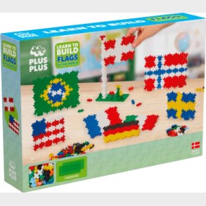 Plus Plus - Flag - Learn To Build - 700 Brikker