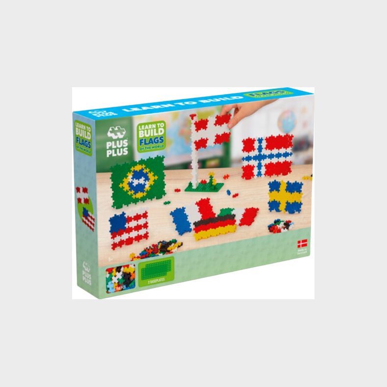 Plus Plus - Flag - Learn To Build - 700 Brikker