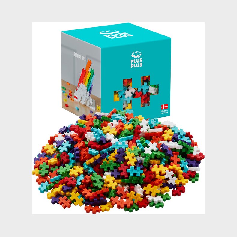 Plus Plus - Rainbow - 600 Brikker