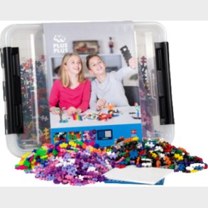 Plus-plus Brikker - Storage Box Mix - 2400 Dele
