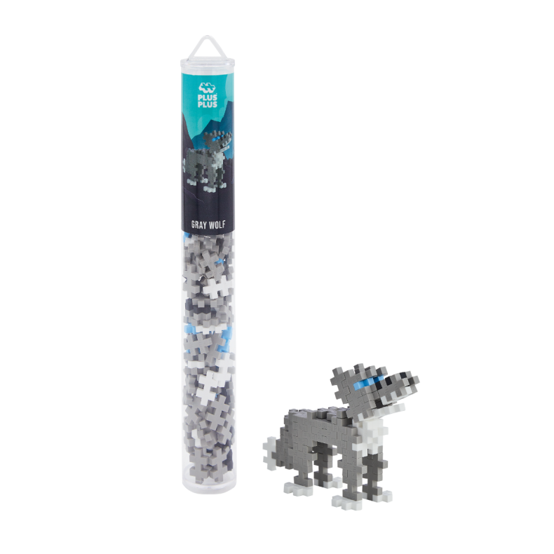 Plus-Plus i rr - Ulv, 100 stk