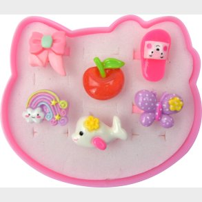 Pocket Money - ske Med Kulrte Ringe 6 Stk.