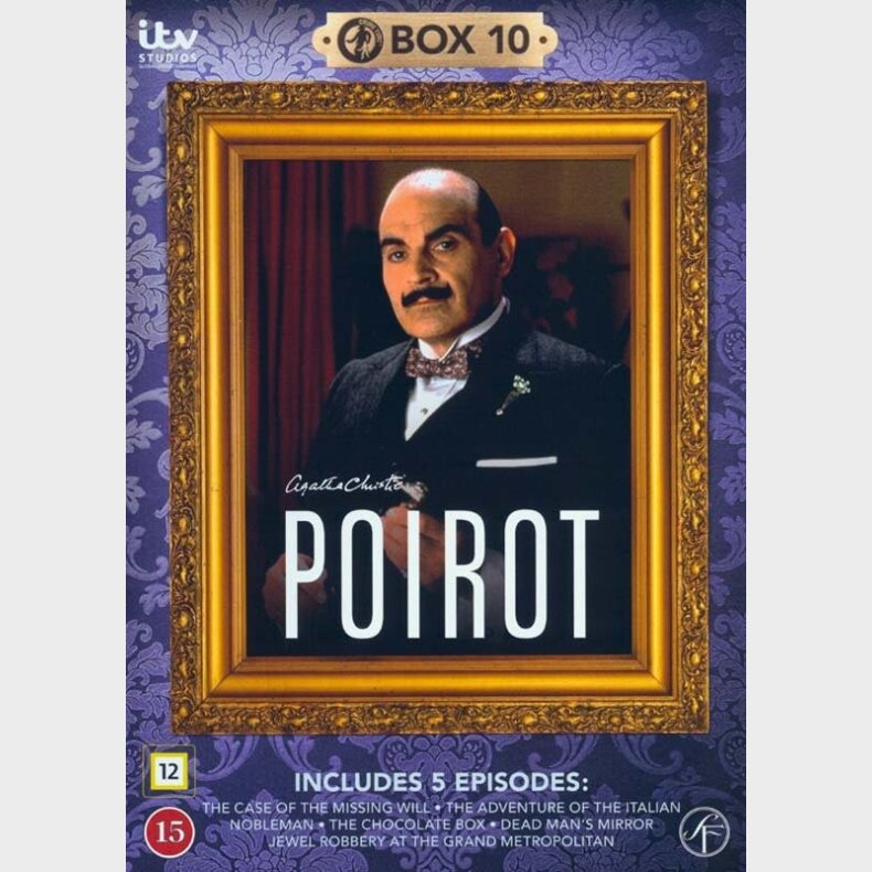 Poirot  - Boks 10 - DVD - Tv-serie