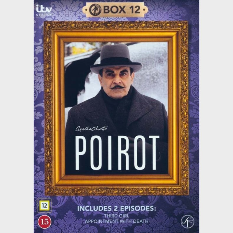 Poirot - Boks 12 - DVD - Tv-serie