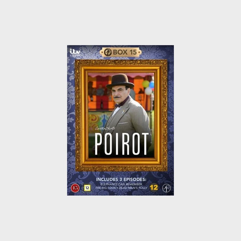 Poirot - Boks 15 - DVD - Tv-serie