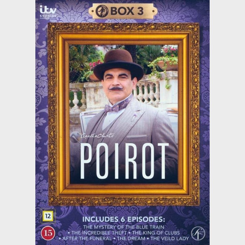 Poirot - Boks 3 - DVD - Tv-serie