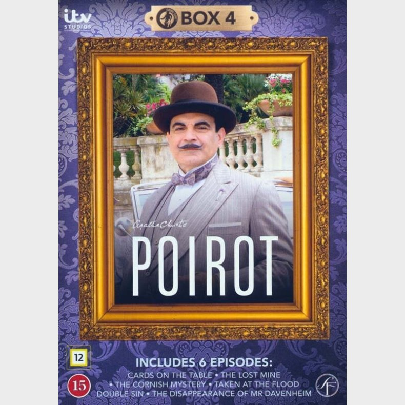 Poirot - Boks 4 - DVD - Tv-serie