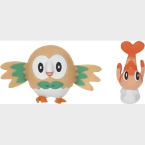 Pok�mon - Figurer - Battle Figure Pack - Tatsugiri & Rowlet